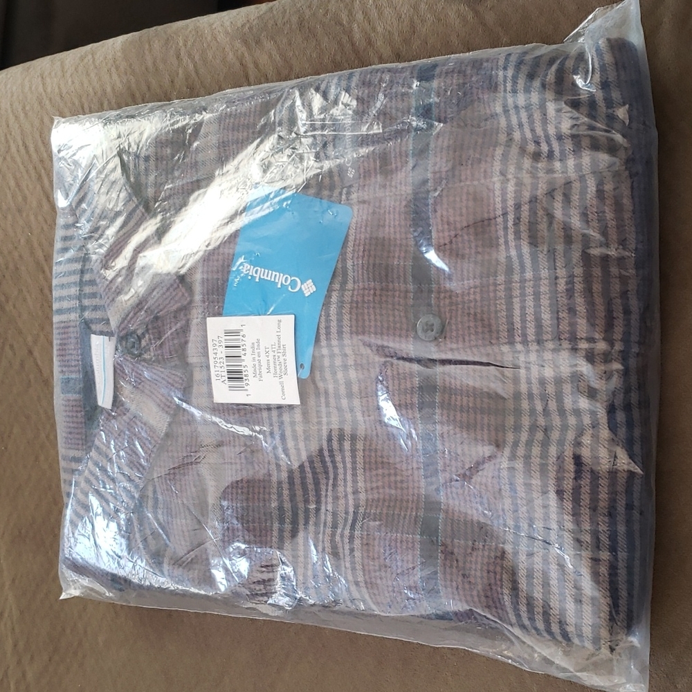Columbia long sleeve flannel shirt